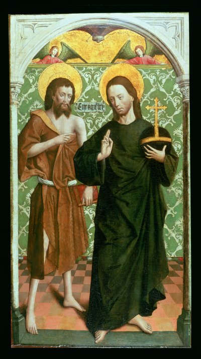 Cristo e Giovanni Battista da Johann Koerbecke